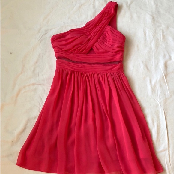 Hailey Logan Dresses & Skirts - One sleeve coral dress!